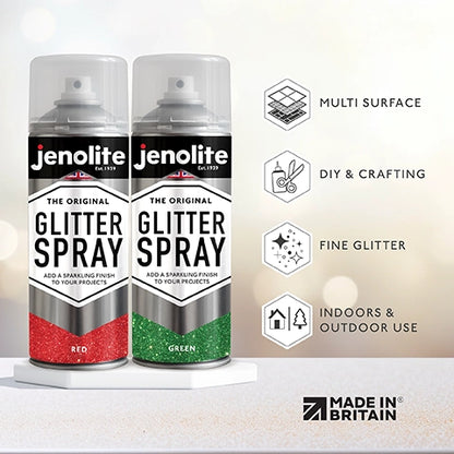 Glitter Spray Paint | 400ml | Ideal for Crafting, Hobbies & Decorations
