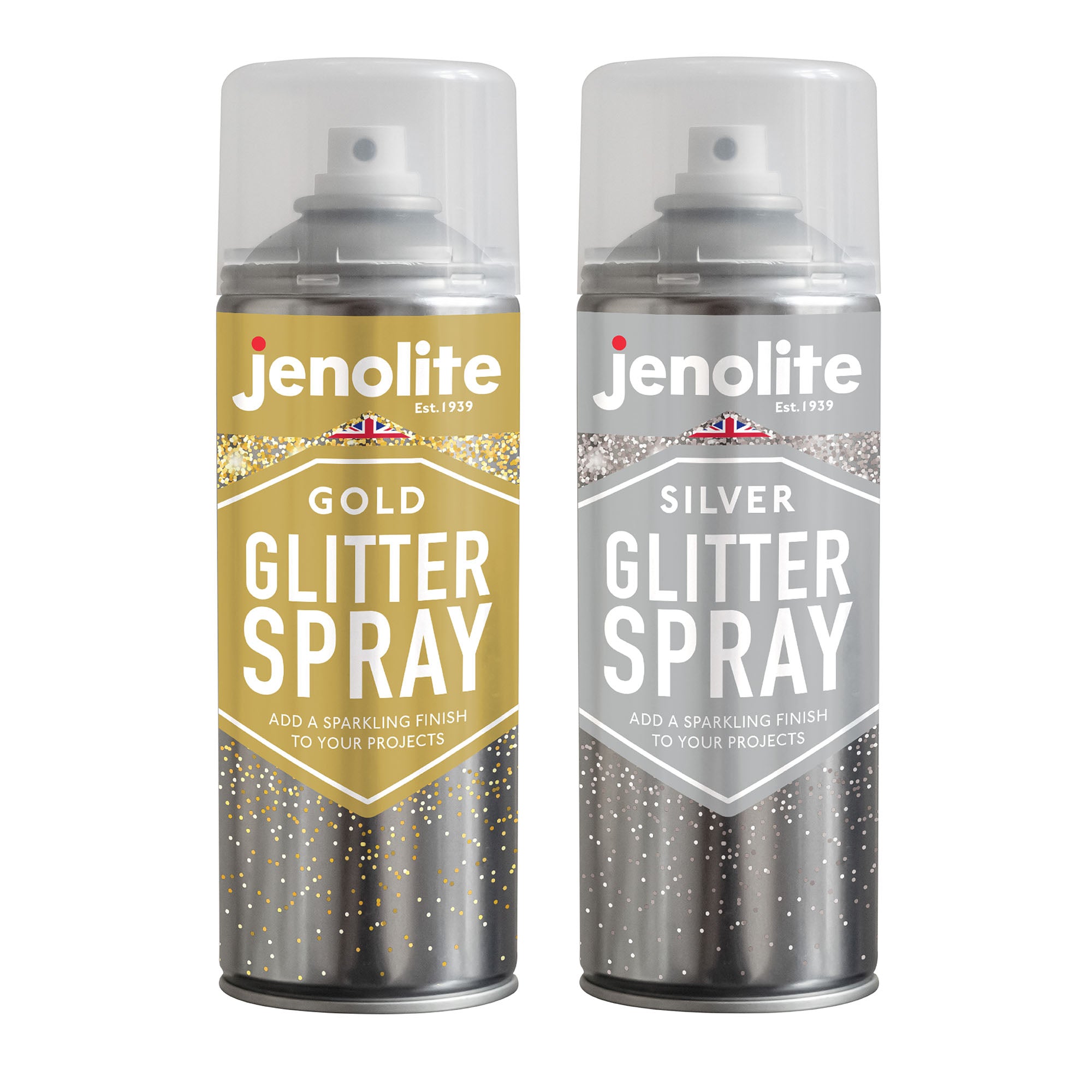 Glitter Spray Clear Sealant | 400ml | Clear Lacquer With Fine Glitter | Ideal for Crafting, Hobbies &amp; Decorations