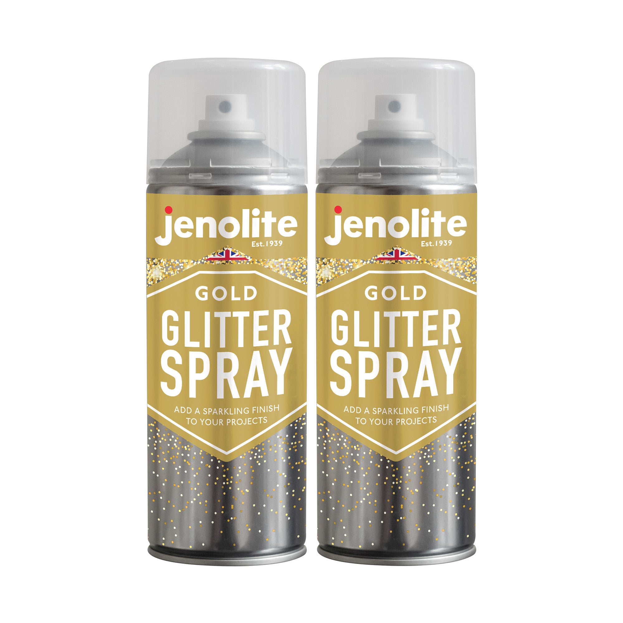 Glitter Spray Clear Sealant | 400ml | Clear Lacquer With Fine Glitter | Ideal for Crafting, Hobbies &amp; Decorations