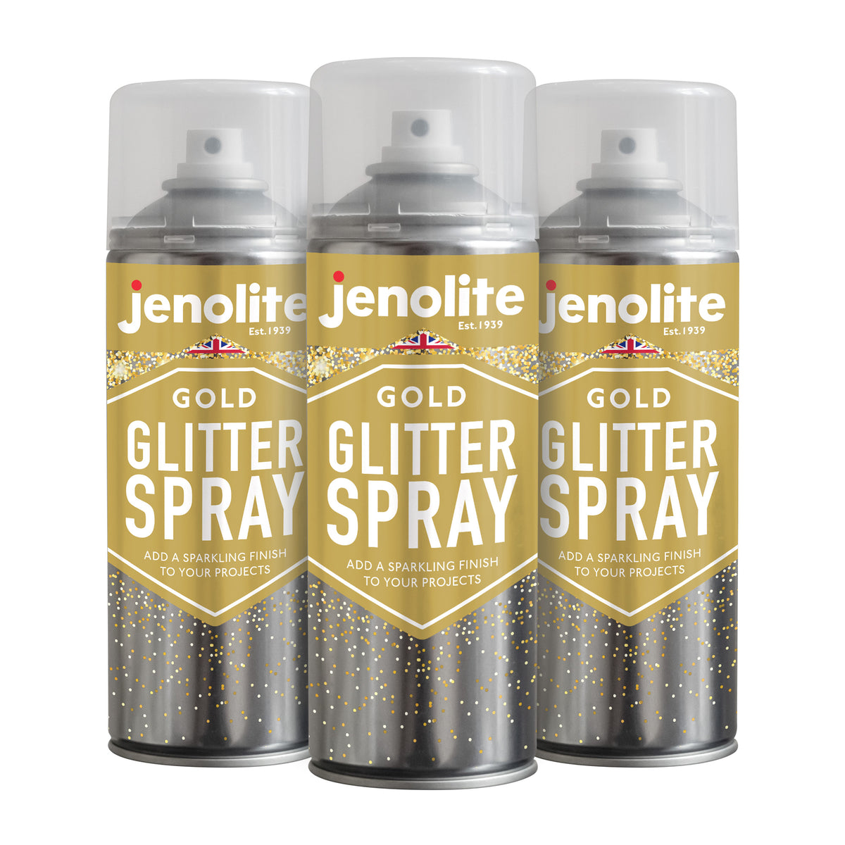 Glitter Spray Clear Sealant | 400ml | Clear Lacquer With Fine Glitter | Ideal for Crafting, Hobbies & Decorations