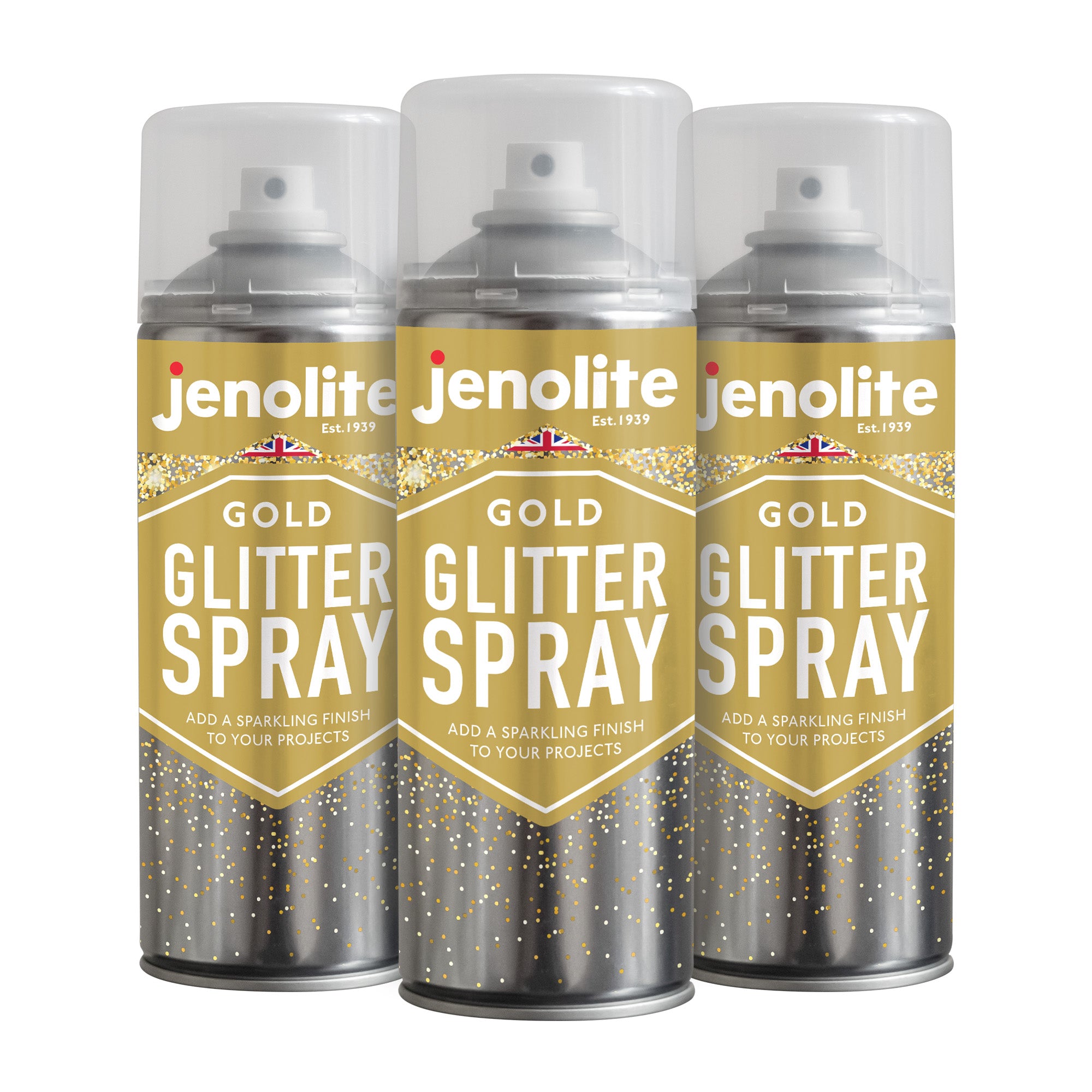 Glitter Spray Clear Sealant | 400ml | Clear Lacquer With Fine Glitter | Ideal for Crafting, Hobbies &amp; Decorations