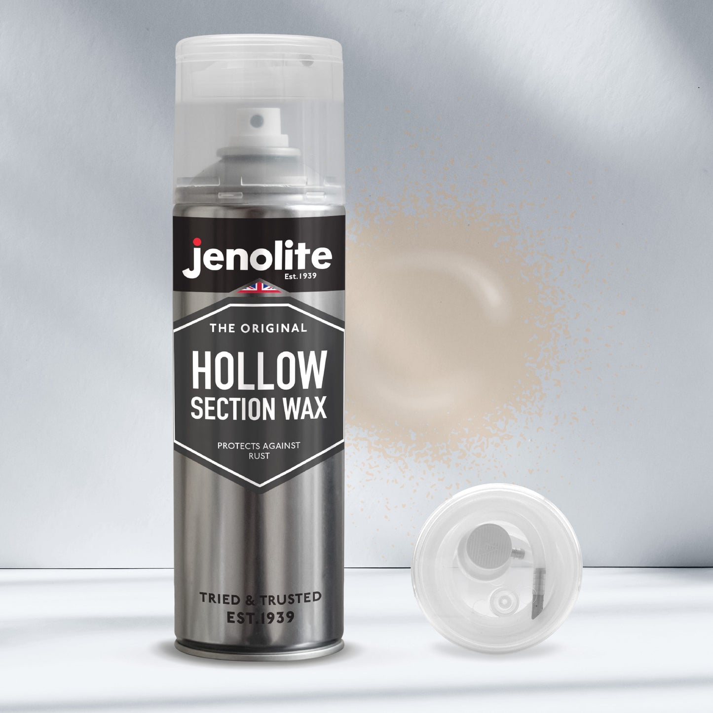 Hollow Section Cavity Wax Aerosol, 500ml Spray with 600mm Extension Straw & Nozzle