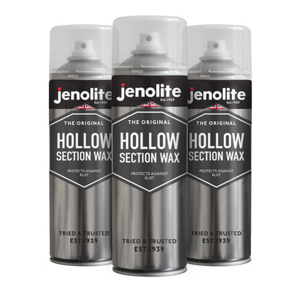 Hollow Section Cavity Wax Aerosol, 500ml Spray with 600mm Extension Straw & Nozzle