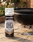 DIRECTORUST BBQ & Stove Spray Paint | 4 x 400ml | Black | 650c+