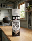 DIRECTORUST BBQ & Stove Spray Paint | 4 x 400ml | Black | 650c+