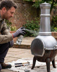 DIRECTORUST BBQ & Stove Spray Paint | 4 x 400ml | Silver | 650c+