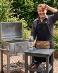 DIRECTORUST BBQ & Stove Spray Paint | 4 x 400ml | Silver | 650c+