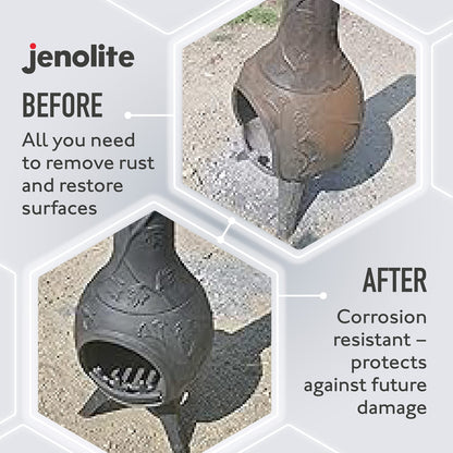 BBQ Restore Kit: Rust Remover, Wire Brush, BBQ Spray Paint