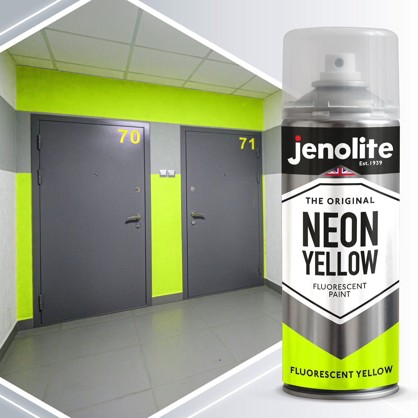 Neon Fluorescent Spray Paint | 400ml Aerosol