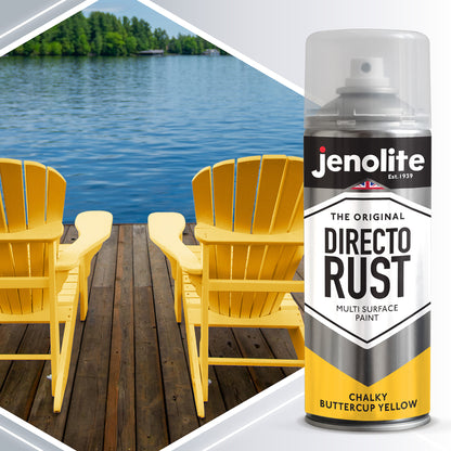 DIRECTORUST Garden Spray Paint | CHALKY FINISH | 400ml | Multi-Surface Spray Paint