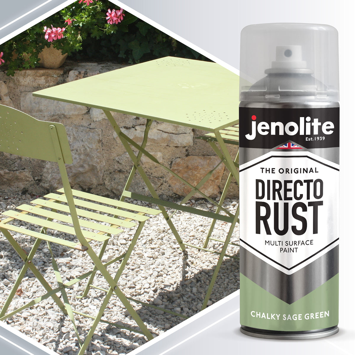 DIRECTORUST Garden Spray Paint | CHALKY FINISH | 400ml | Multi-Surface Spray Paint