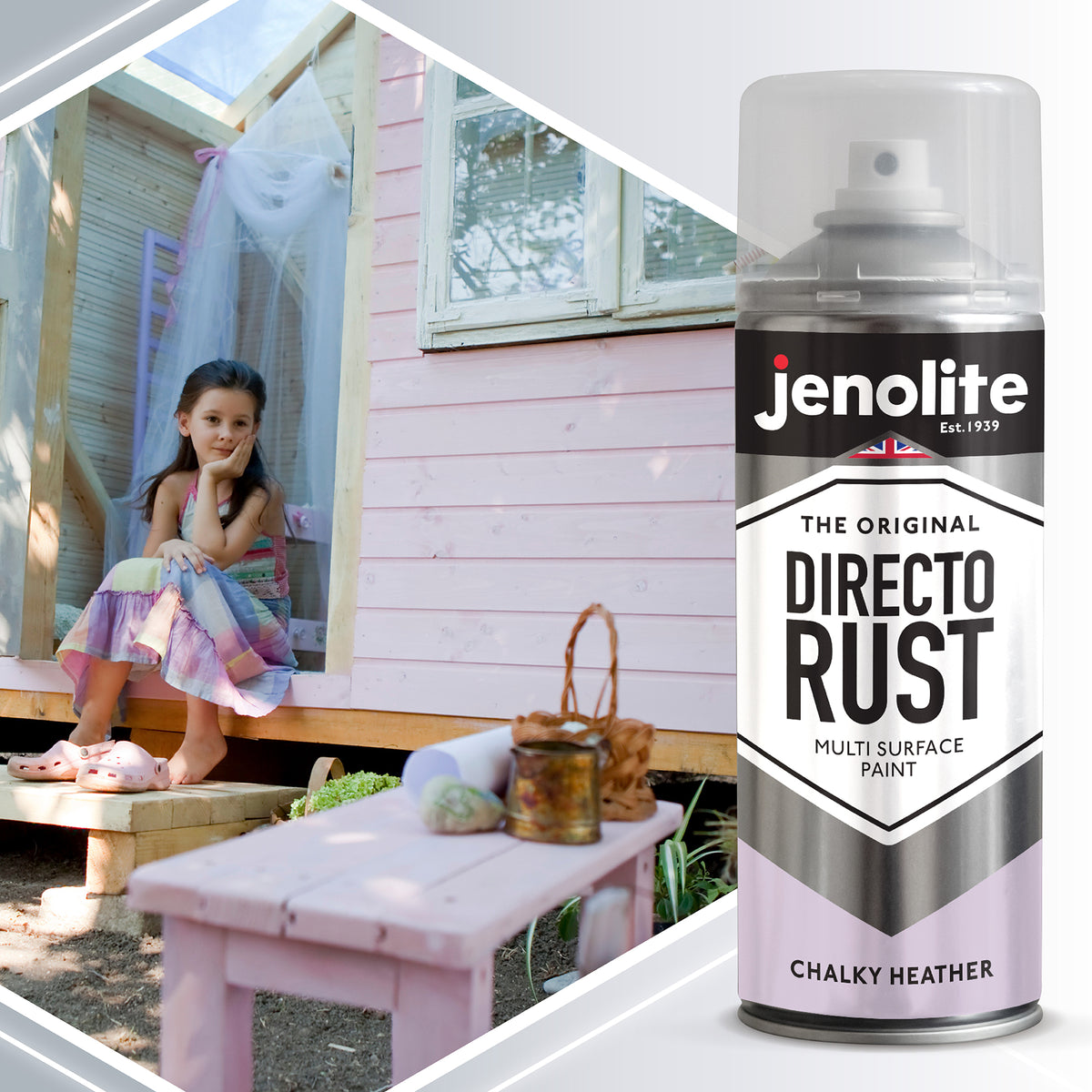 DIRECTORUST Garden Spray Paint | CHALKY FINISH | 400ml | Multi-Surface Spray Paint