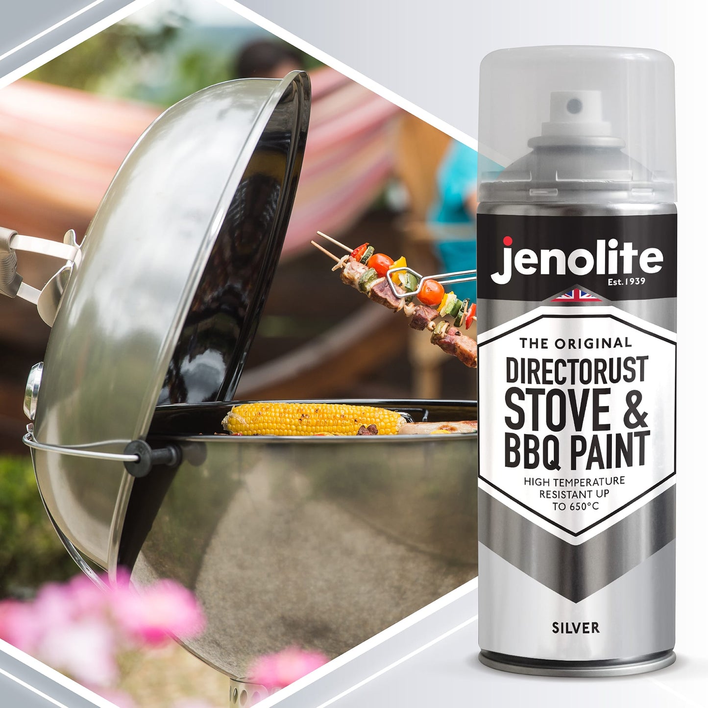 BBQ Restore Kit: Rust Remover, Wire Brush, BBQ Spray Paint