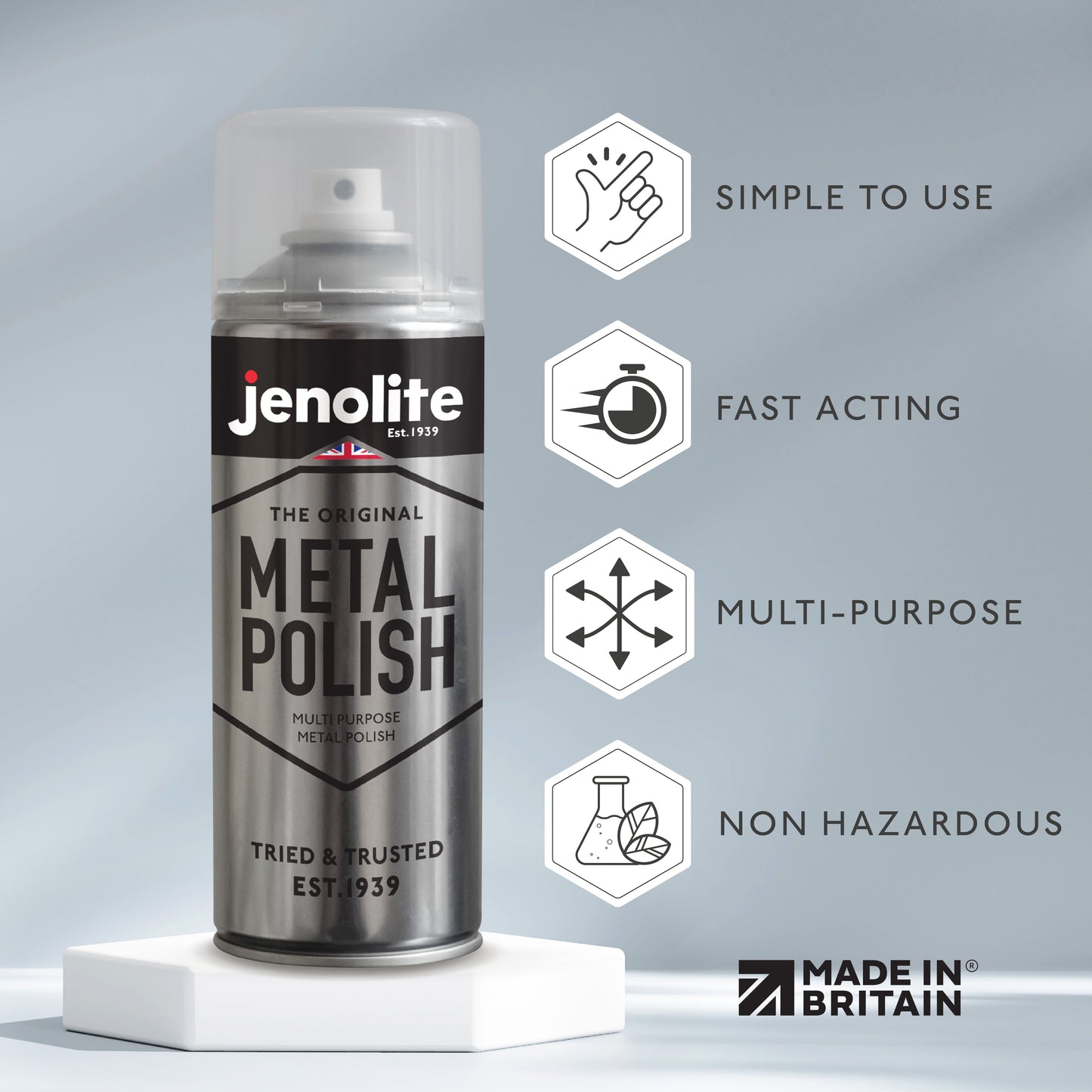 Metal Polish Aerosol Foam | 400ml