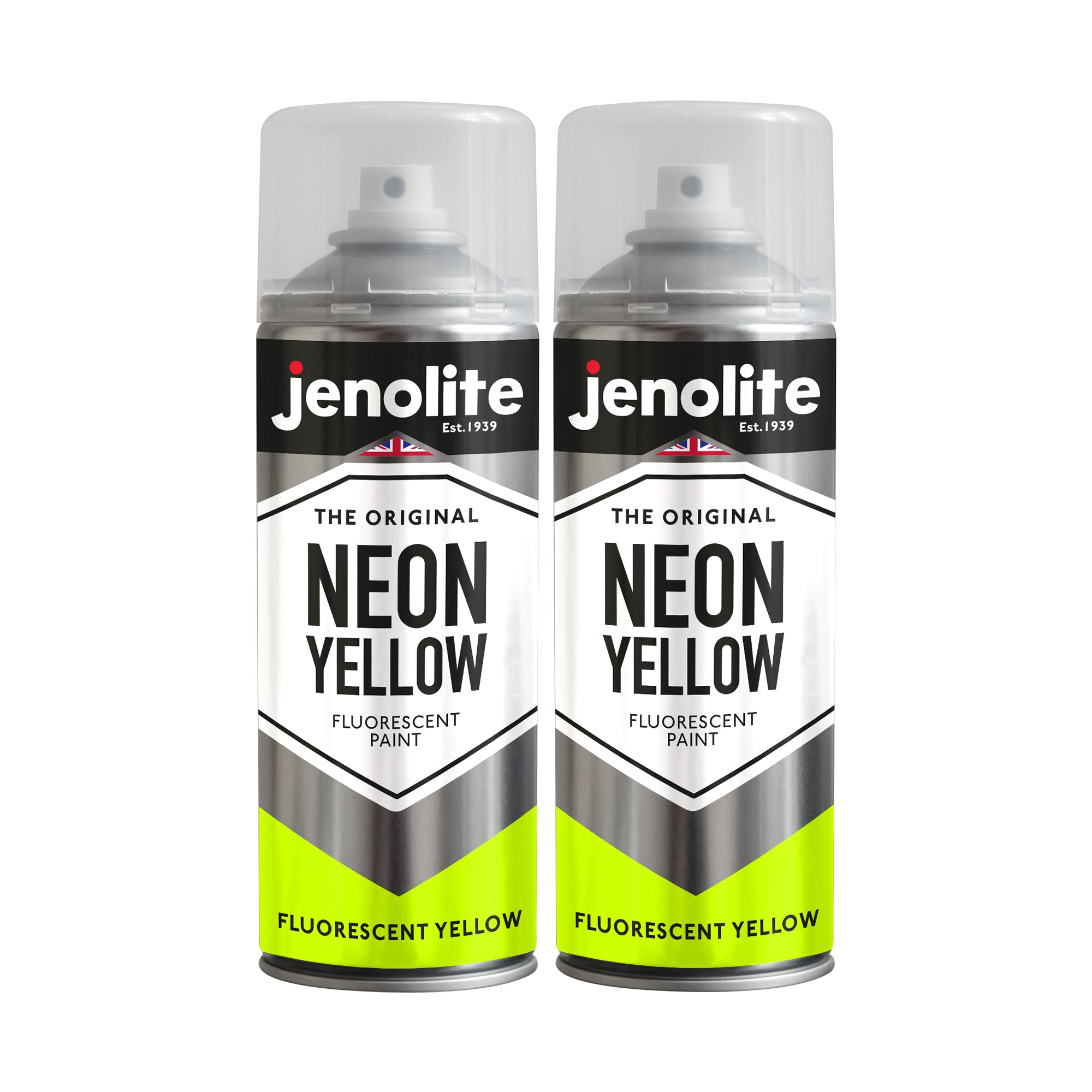 Neon Fluorescent Spray Paint | 400ml Aerosol | Neon Yellow, Neon Pink and Neon Orange