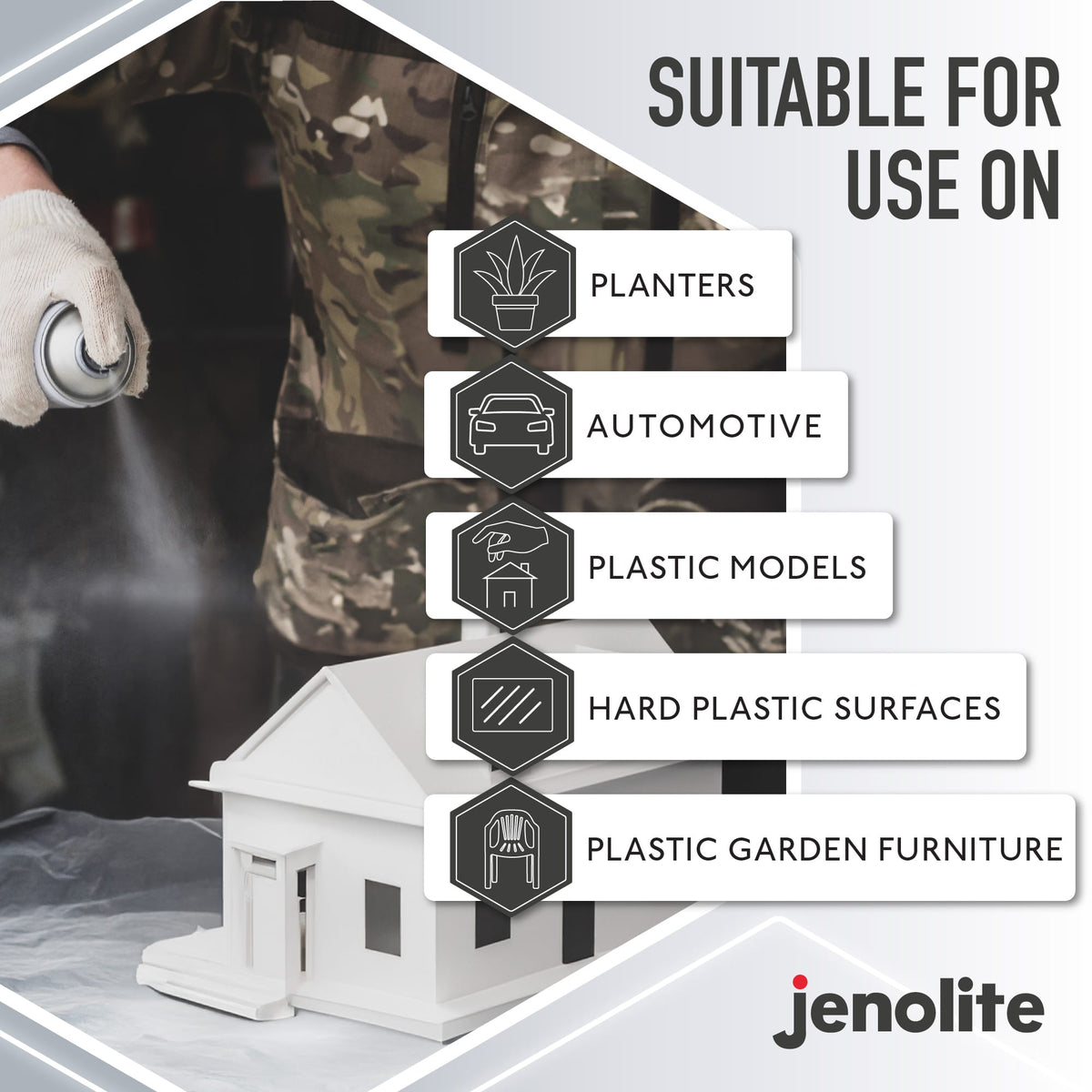Jenolite Plastic Primer Aerosol | 500ml