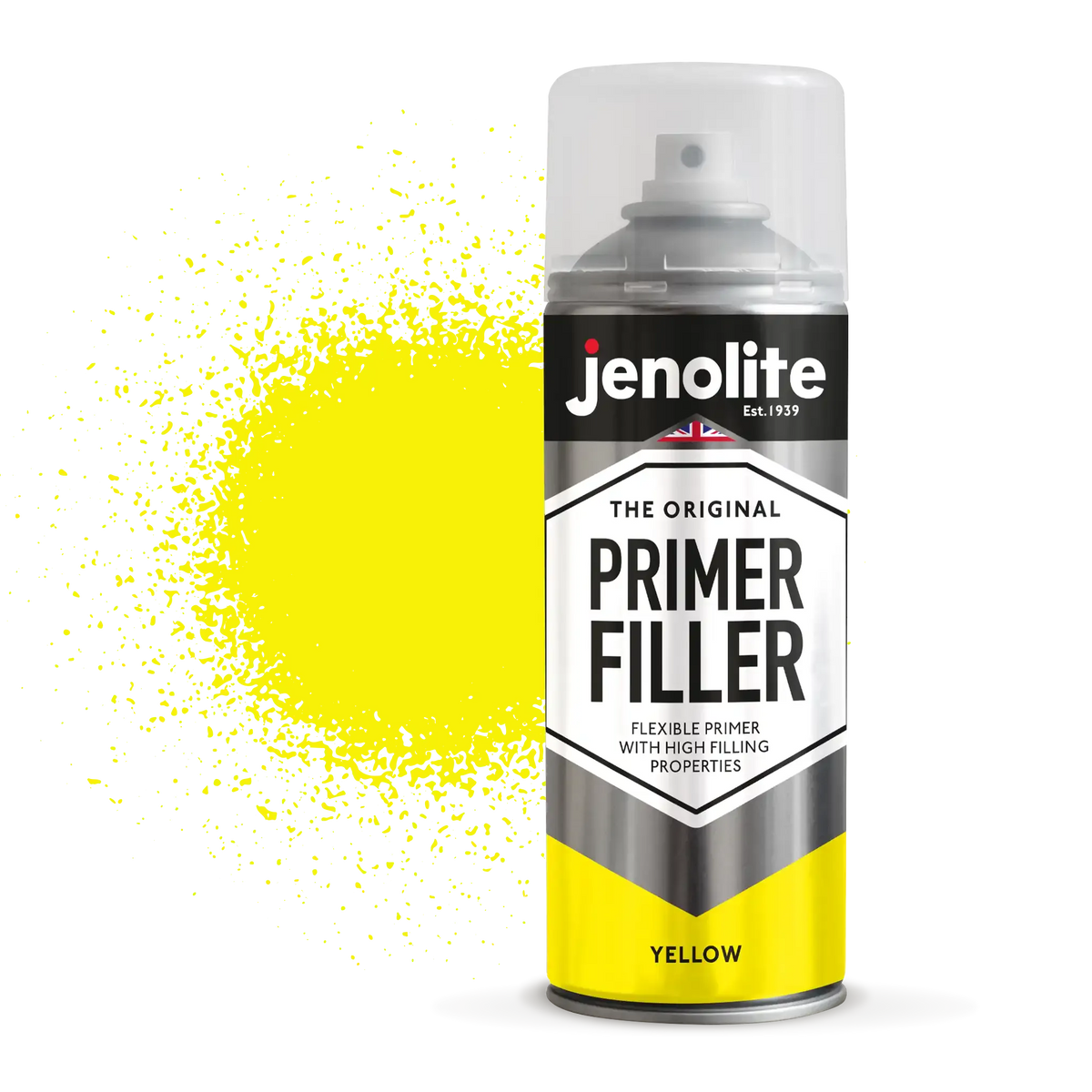 Primer Filler | Yellow | 4 x 400ml Aerosol Spray Paint