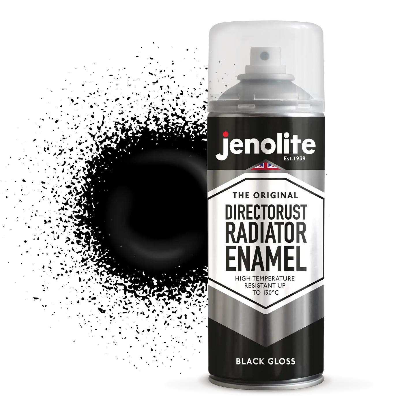 DIRECTORUST Radiator Enamel Paint | Aerosol | Black, Silver, White