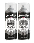 DIRECTORUST Radiator Enamel Paint | 400ml Aerosol | Black, Silver, White