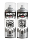 DIRECTORUST Radiator Enamel Paint | 400ml Aerosol | Black, Silver, White