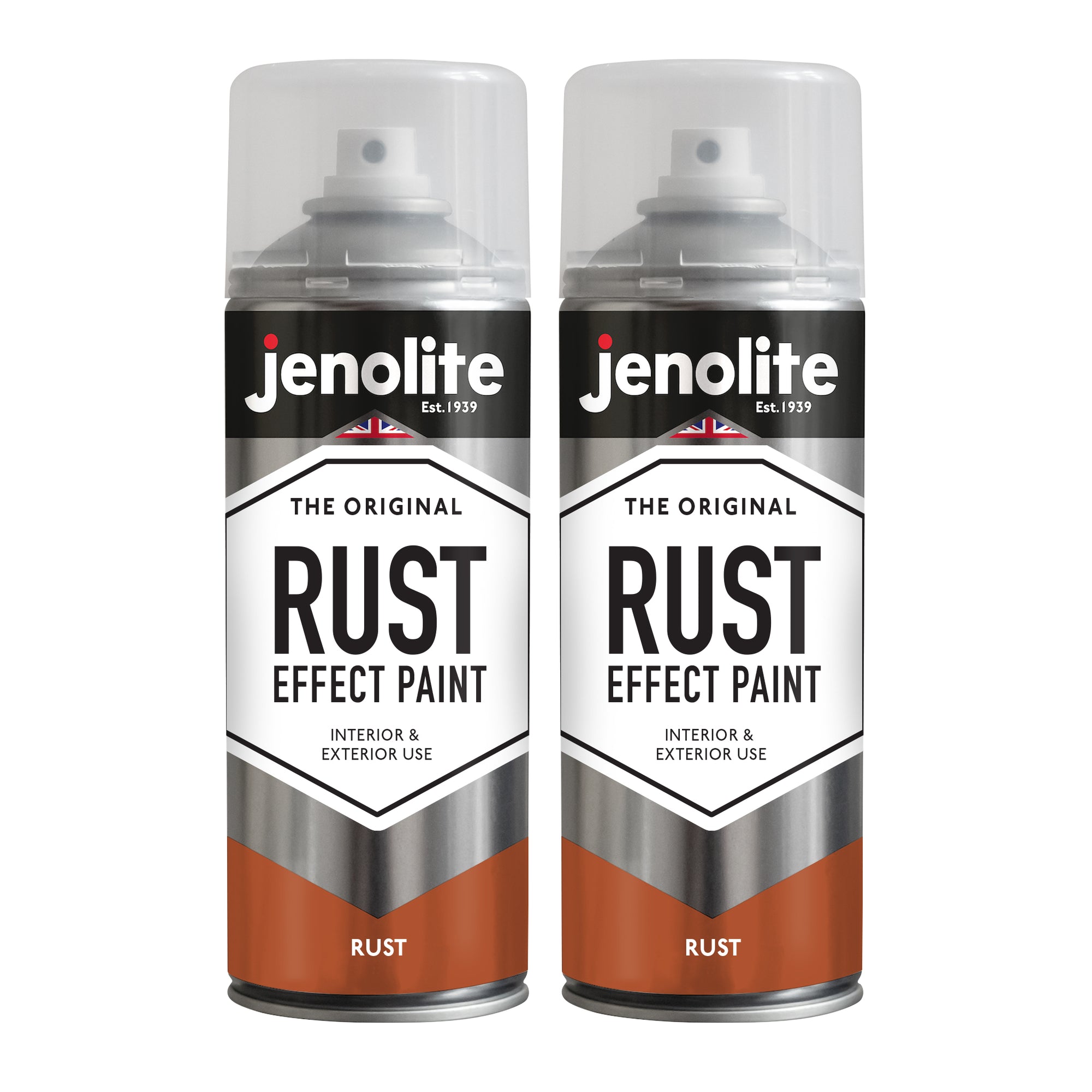 JENOLITE Rust Effect Spray Paint | 400ml | Textured Paint Weathered Rusted Metal Look &amp; Feel