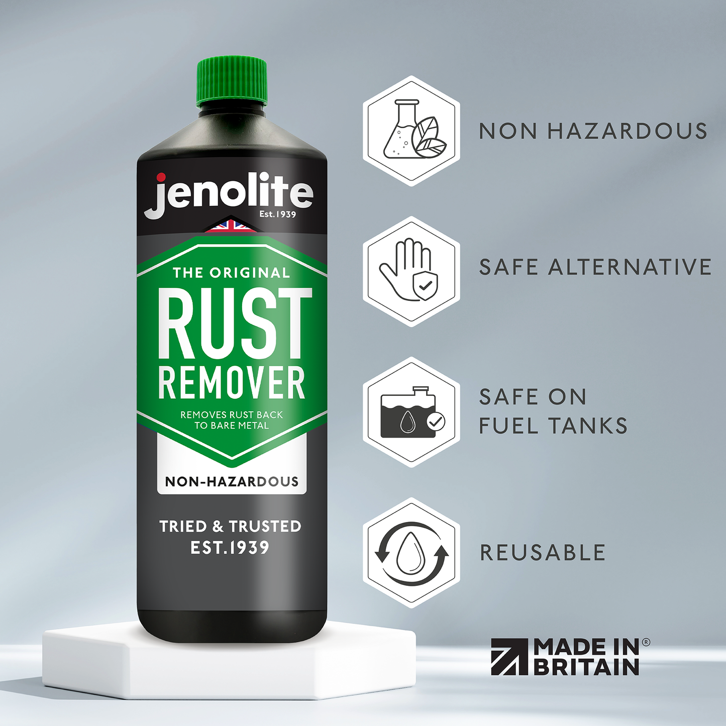 Non-Hazardous Rust Remover Liquid | 1 Litre, 5 Litre