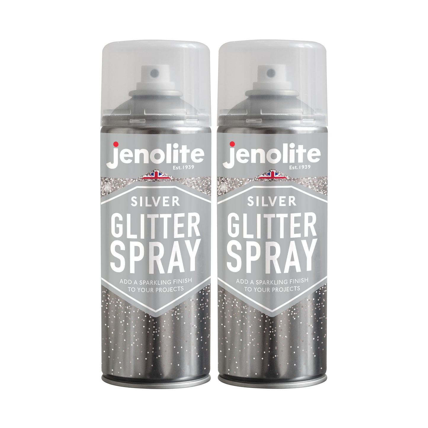 Glitter Spray Clear Sealant | 400ml | Clear Lacquer With Fine Glitter | Ideal for Crafting, Hobbies & Decorations