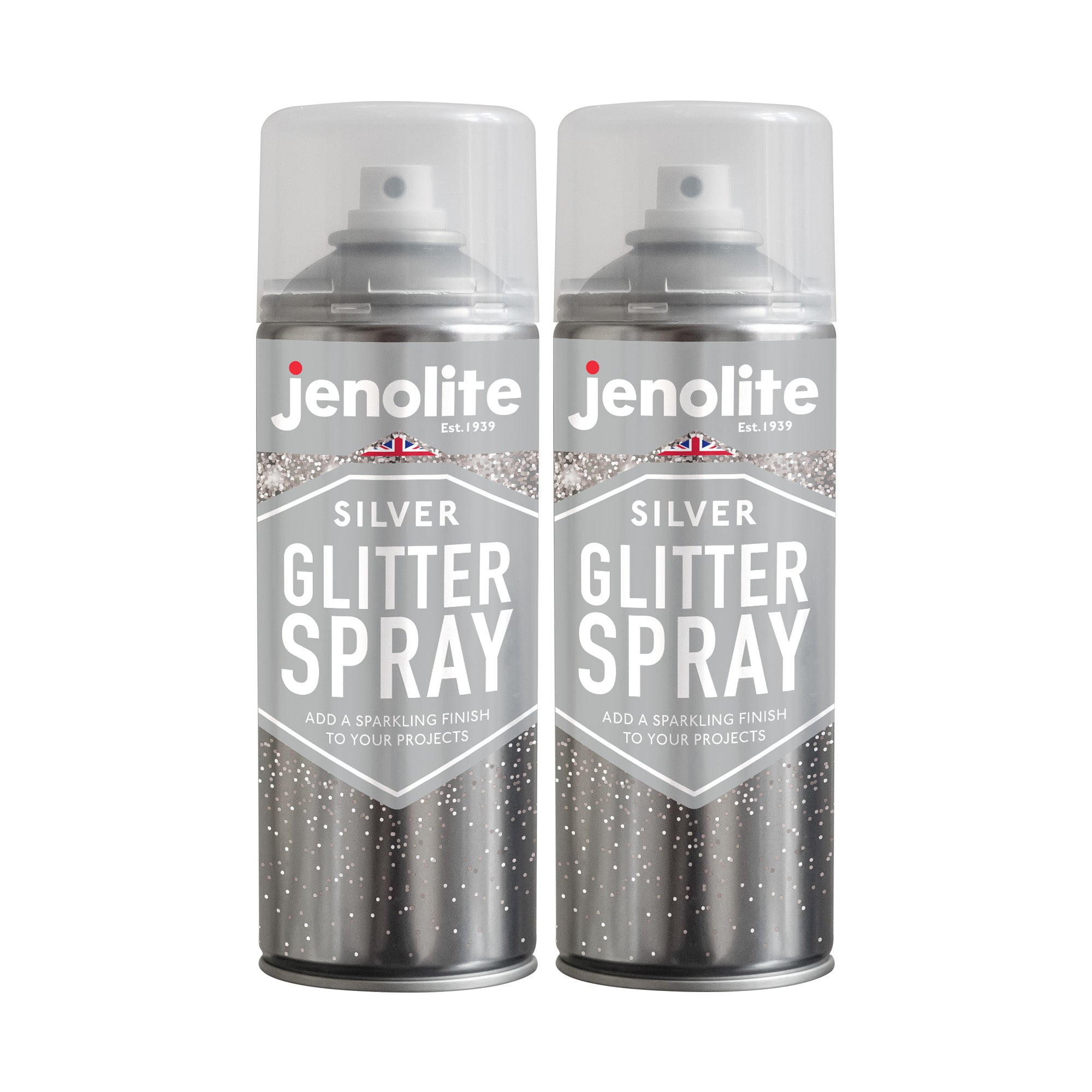 Glitter Spray Clear Sealant | 400ml | Clear Lacquer With Fine Glitter | Ideal for Crafting, Hobbies &amp; Decorations