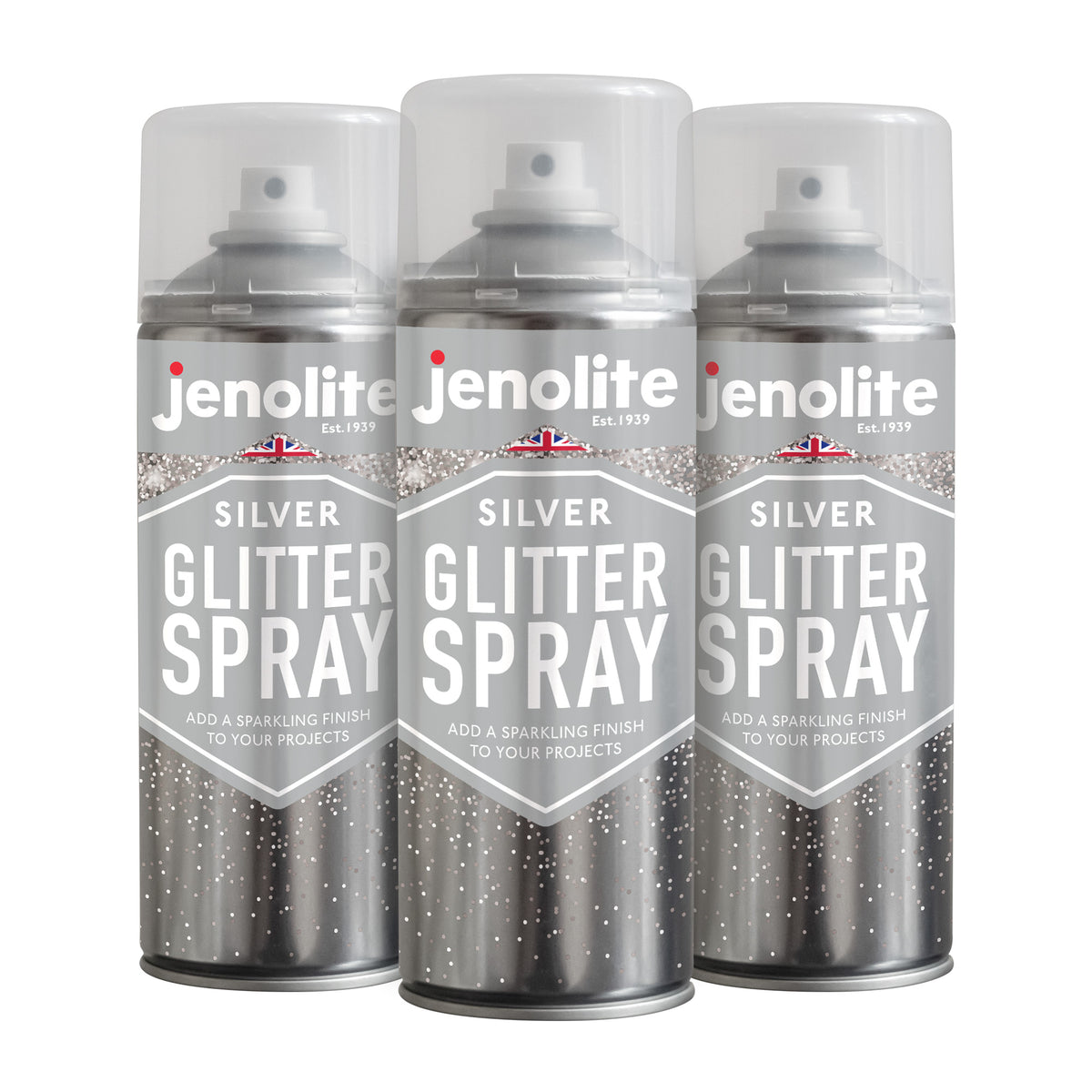 Glitter Spray Clear Sealant | 400ml | Clear Lacquer With Fine Glitter | Ideal for Crafting, Hobbies & Decorations