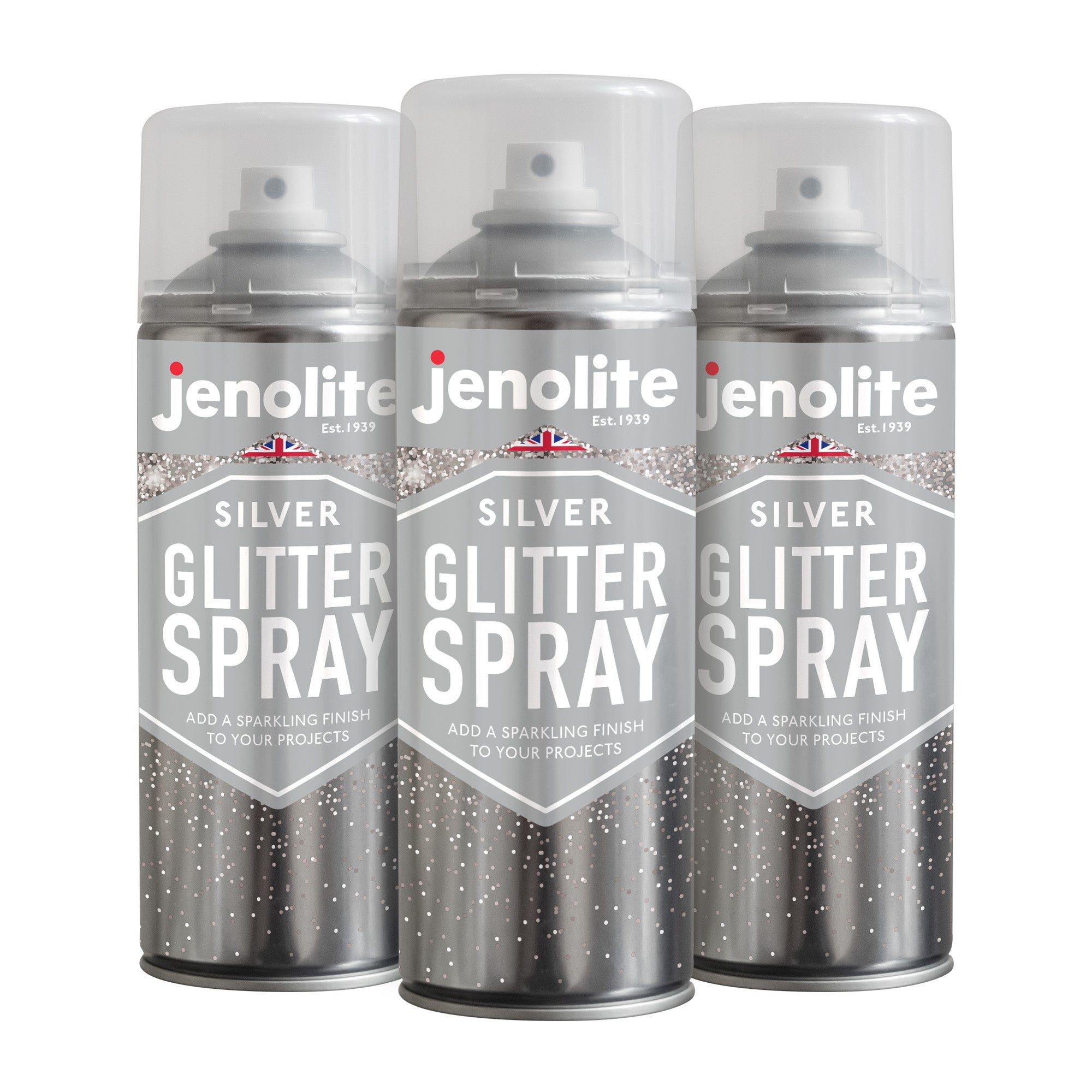 Glitter Spray Clear Sealant | 400ml | Clear Lacquer With Fine Glitter | Ideal for Crafting, Hobbies &amp; Decorations