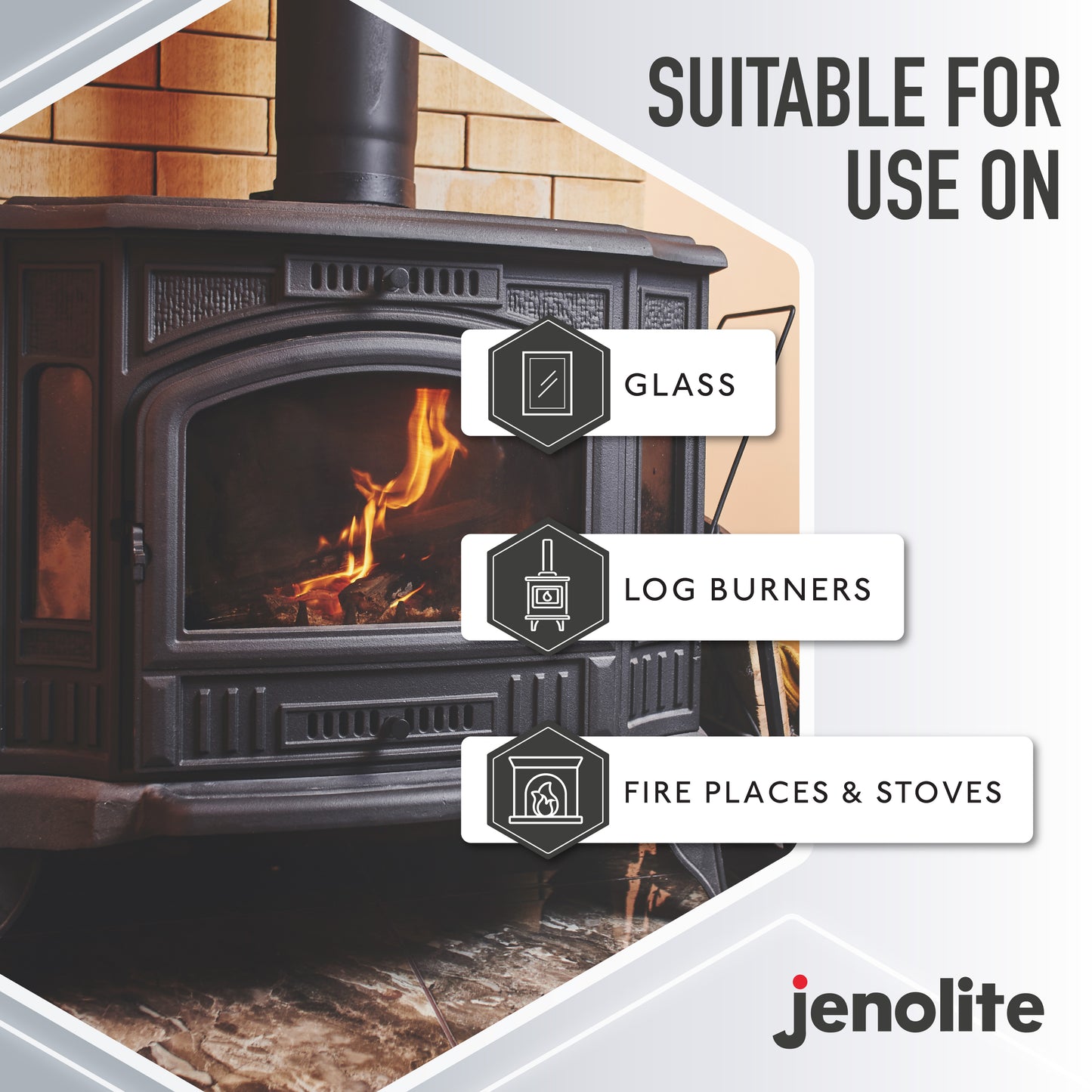 Stove Glass Cleaner Aerosol | 400ml | Ideal For Woodburners & Stove