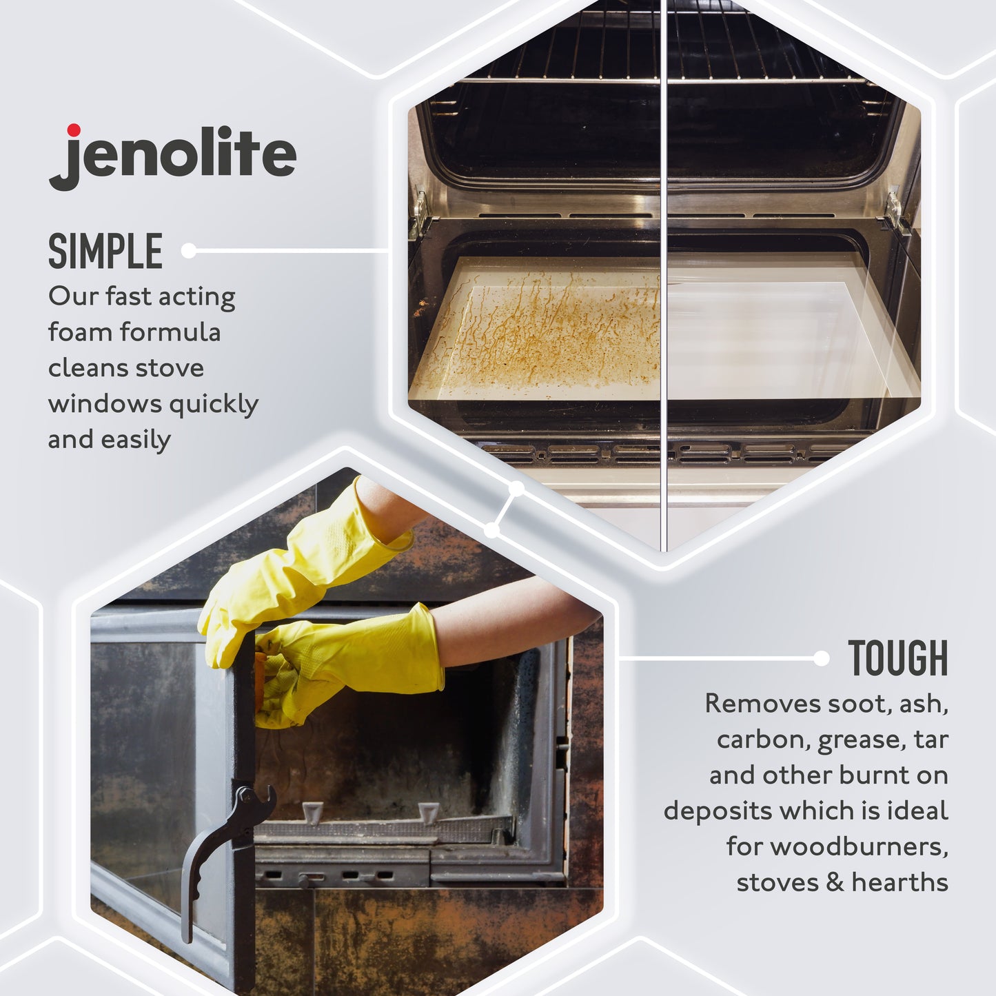 Stove Glass Cleaner Aerosol | 400ml | Ideal For Woodburners & Stove