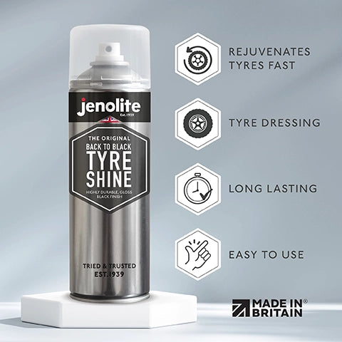 Back To Black Tyre Shine Aerosol | 500ml