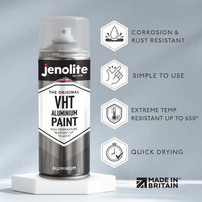 VHT Aluminium Spray Paint | 400ml | High-Temperature & Durable Finish