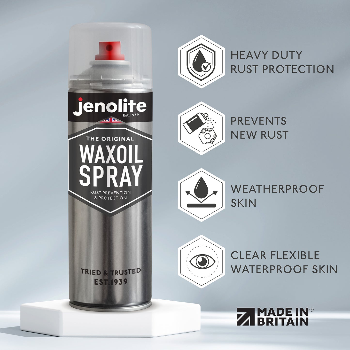 Waxoil Aerosol Spray | 4 x 500ml | Rust Protection Spray