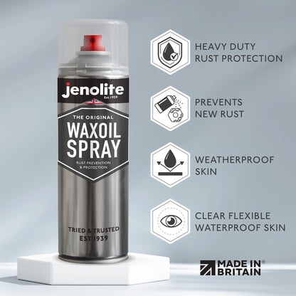 Waxoil Aerosol Spray | 4 x 500ml | Rust Protection Spray