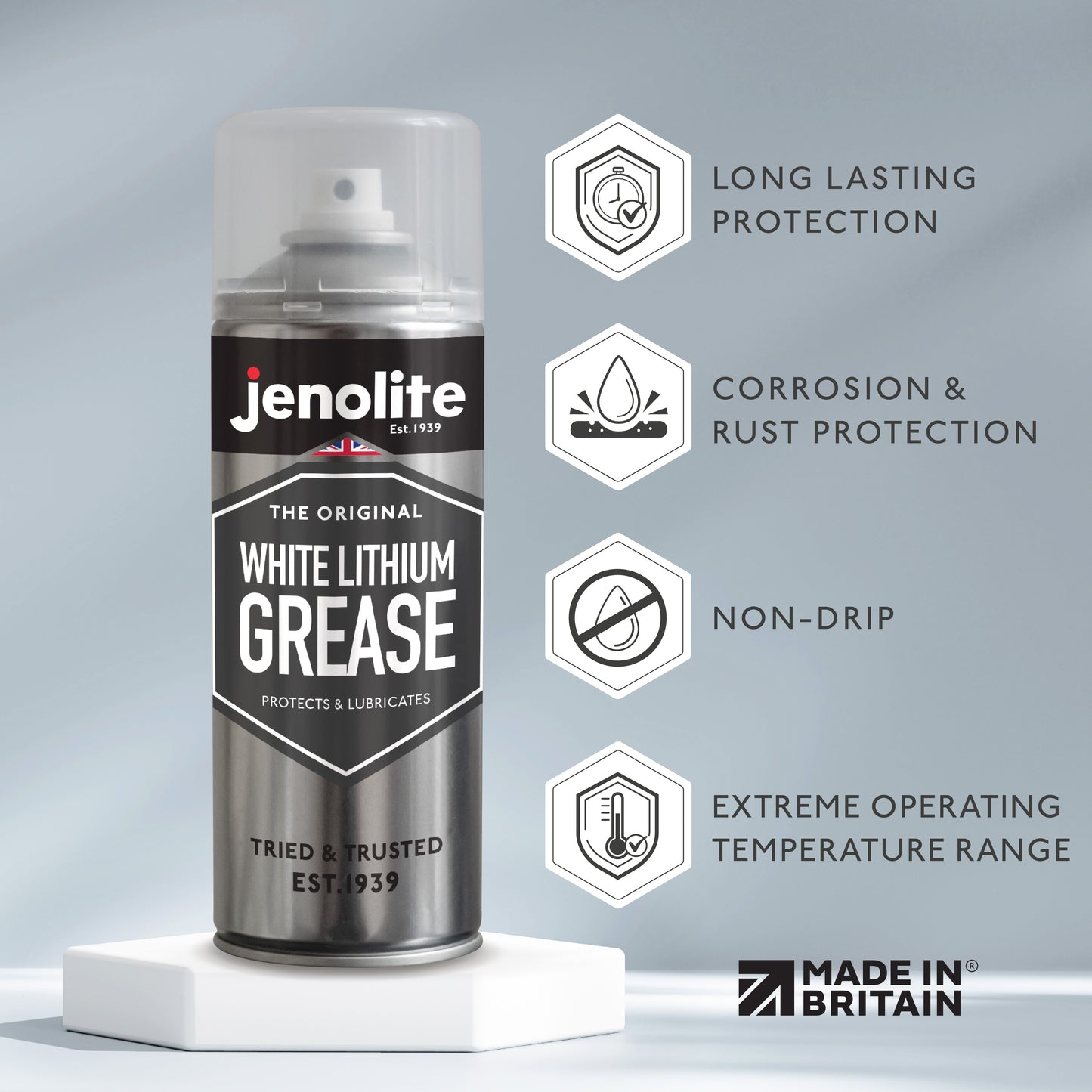 White Lithium Grease Aerosol | 400ml