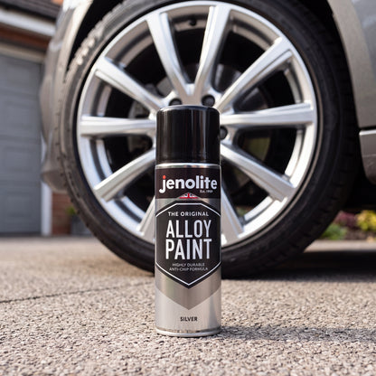 Alloy Wheel Spray Paint 400ml, Silver Metallic High Gloss