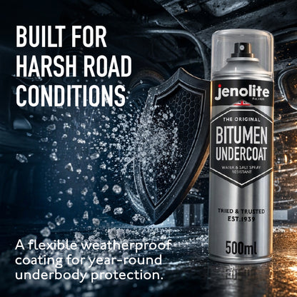 Bitumen Undercoat Anti-Corrosion Spray Paint | 500ml | Black