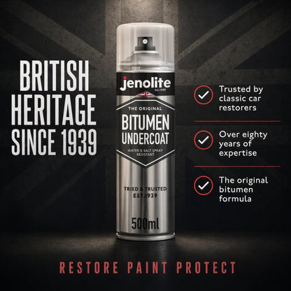 Bitumen Undercoat Anti-Corrosion Spray Paint | 500ml | Black