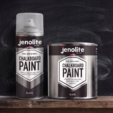 Chalkboard Paint 400ml Aerosol Spray or 500ml Tin - Black Matt Blackboard Finish