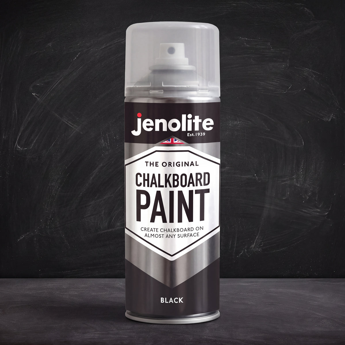 Chalkboard Paint 400ml Aerosol Spray or 500ml Tin - Black Matt Blackboard Finish
