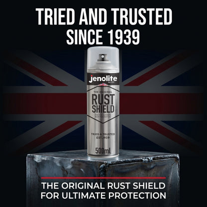 Rust Shield Clear Metal Lacquer | 4 x 500ml | Rust Protection Spray