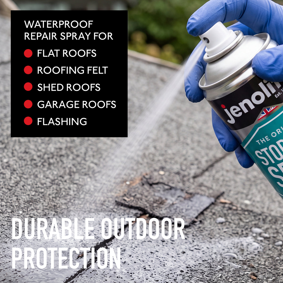 Stop Leak Sealer Spray | 400ml | Leak Sealer for Gutters and Flat Roofs